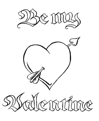 Be My Valentine Coloring Pages 3