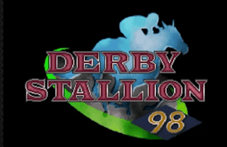 DERBY STALLION 98 and light blue horse with green around it in like circle shape