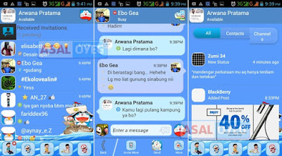 Mod BBM Tema Doraemon