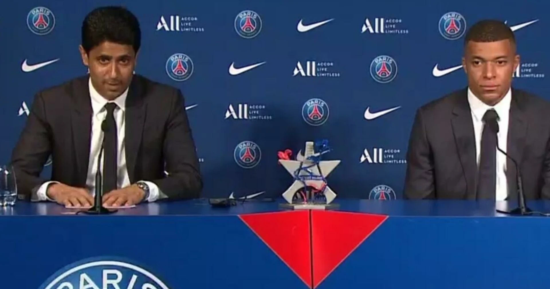 PSG president labelled Mbappe 'best player in the world' after new contract.