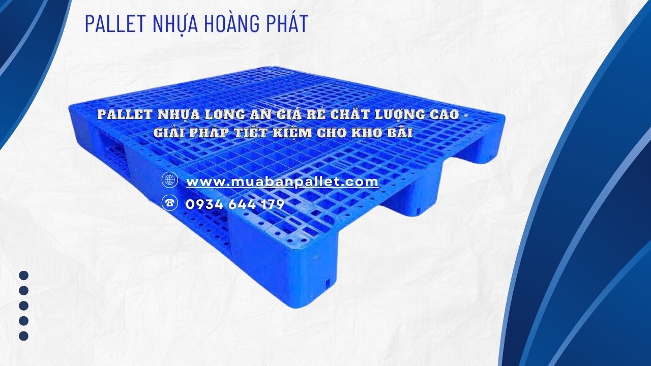 Pallet nhựa Long An đa dạng kích thước