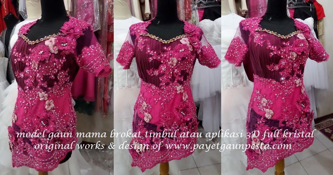  Payet Gaun Pesta Desain Baju Pesta Kebaya Modern dan 
