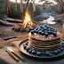 Whole-Grain Lemon-Buttermilk Pancakes with Blueberries: A Campfire Recipe