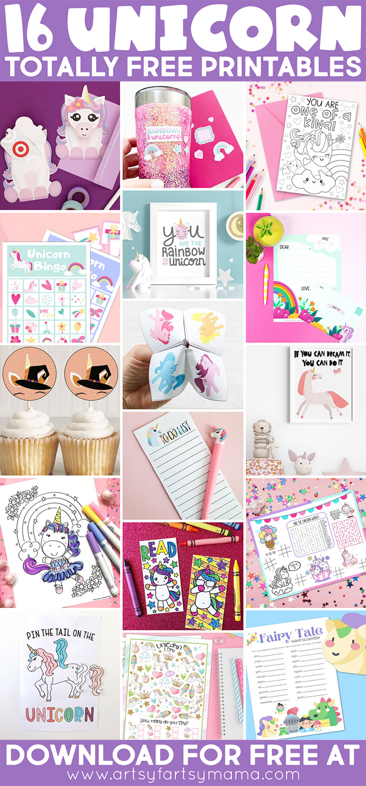 16 Free Unicorn Printables