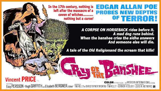 poster original de Cry of the Banshee (1970)  
