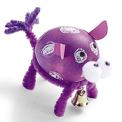 Easter Eggs: Purple Cow Egg