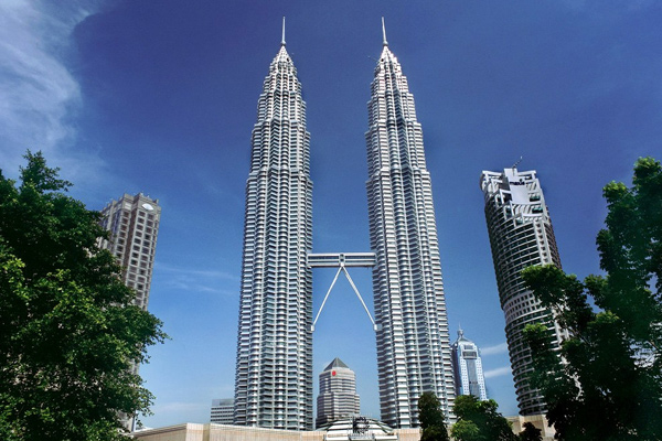 马来西亚的旅游胜地 吉隆坡 双子塔