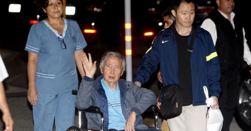 Expresidente Alberto Fujimori recibió alta médica y dejó la clínica Centenario