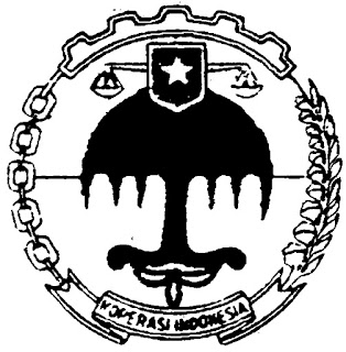 Logo Koperasi Lama hitam putih