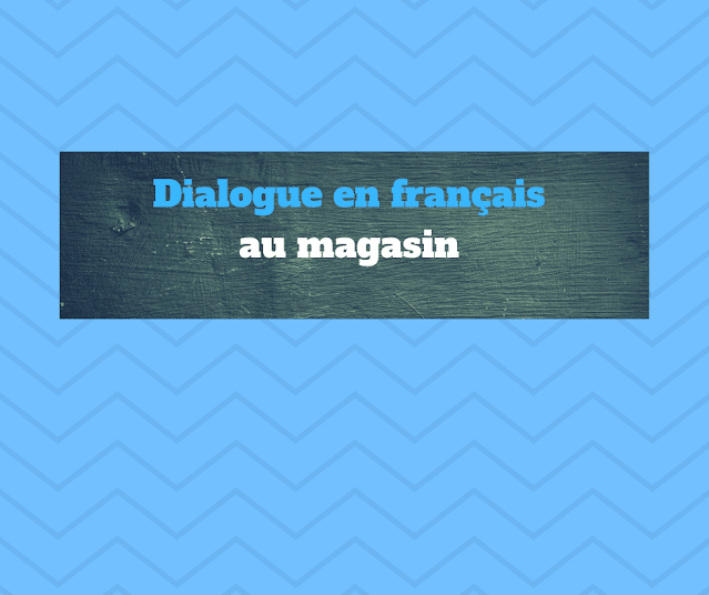 dialogue acheter des vetements