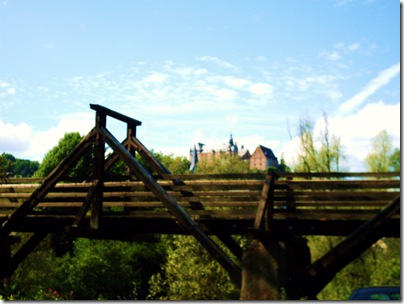Ponte di legno a Marburg