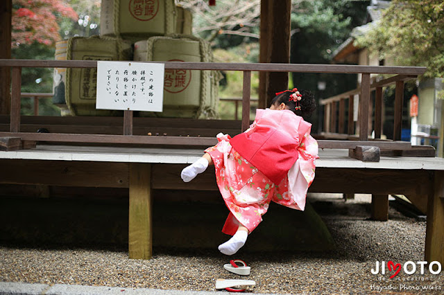 城陽市の水度神社で七五三出張撮影