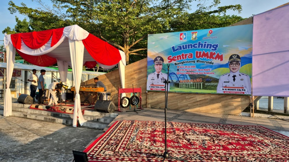 Malam Ini, Bupati Kampar Gelar Launching Sentra UMKM di Kawasan Riverside Bangkinang