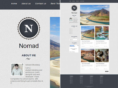 Download Nomad blogger template