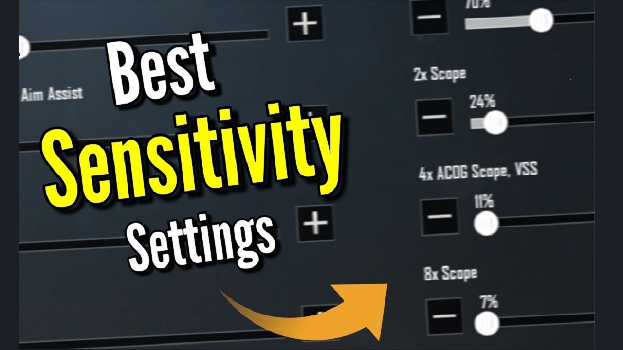 BGMI Best Sensitivity Settings for non-gyro players