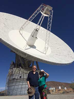 Palmia Resident Astronomers tour Goldstone Tracking Station (Source: Palmia Observatory)