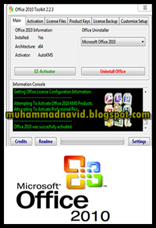 Microsoft Office 2010 Toolkit and EZ-Activator Free ...