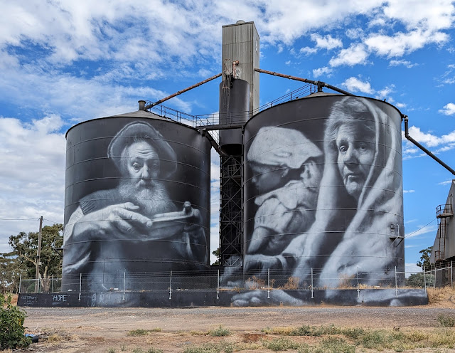 St Arnaud Painted Silo Art by Kyle Torney