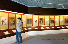 Gallery portraying exhibits related to history and development of Macau at Macau Museum