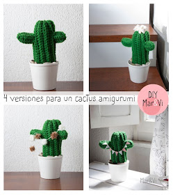 patrón gratis cactus amigurumi