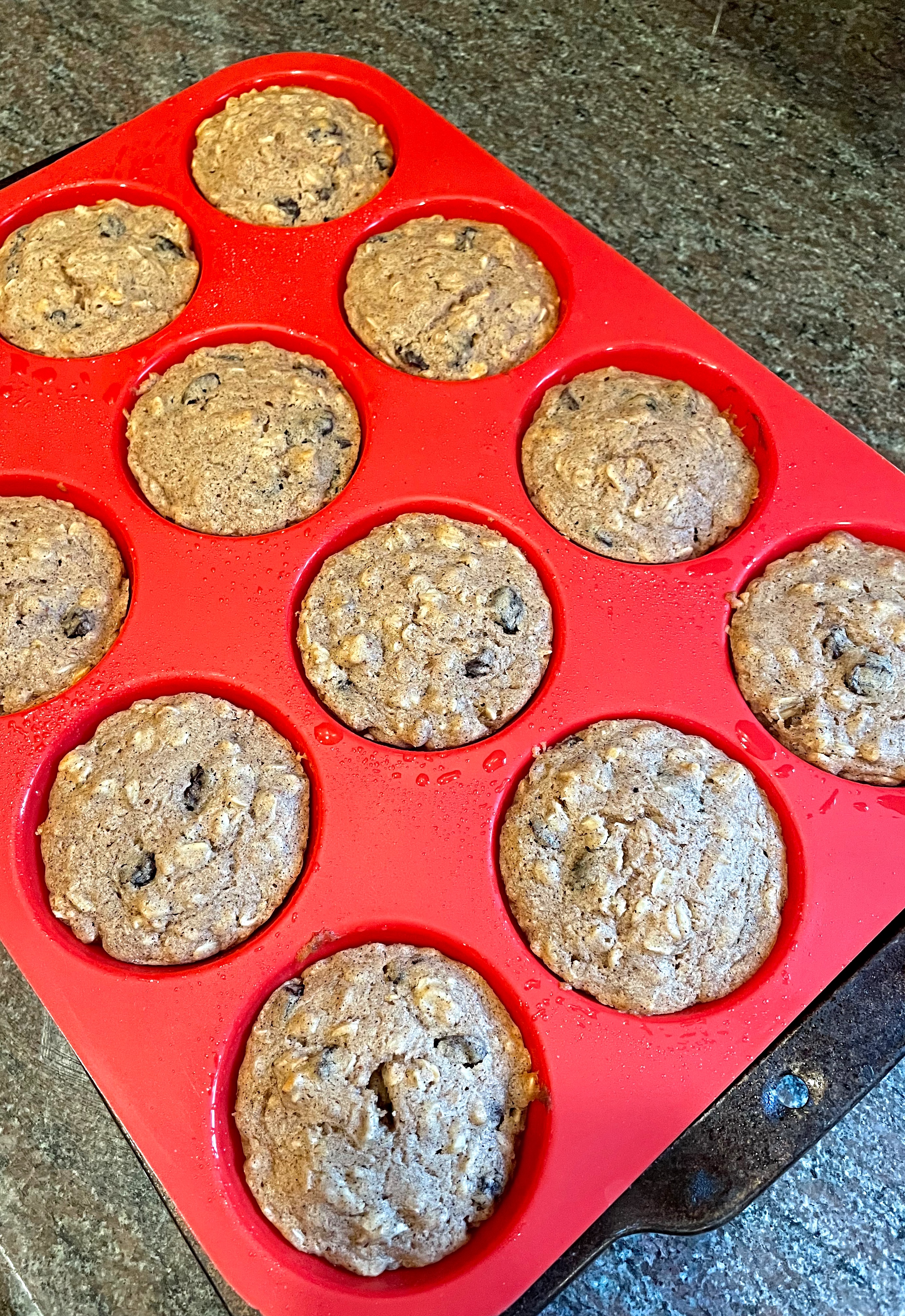 Old Fashioned Oatmeal Raisin Muffins | Julie's Creative Lifestyle