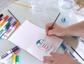 kids paint watercolors without paint use crayola washable markers