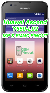 Huawei Ascend Y550-L02 ISP(EMMC) Pinout For EMMC Programming Flashing And Remove FRP Lock