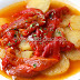 Guiso de patatas con pimientos asados. Receta