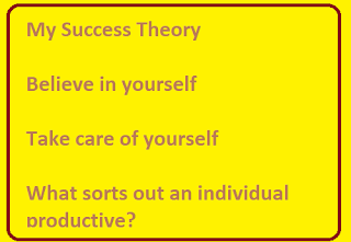 My Success Theory (On Student Interview)