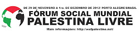 Banner - Fórum Social Mundial Palestina Livre