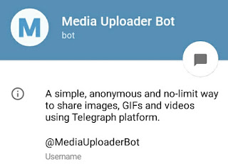Membuat Link Foto atau Video dengan Bantuan Bot Telegram