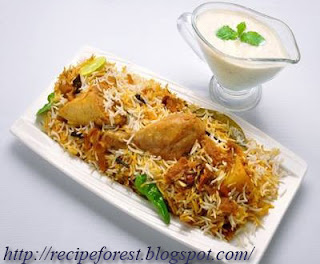 Kashmiri Chicken Biryani recipe