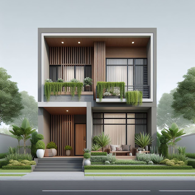 gambar desain rumah 2 lantai