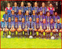 CLUB BRUGGE KV - Brujas, Bélgica - Temporada 1996-97 - Plantilla del Brujas, que se clasificó en 2ª posición en la Liga de Bélgica