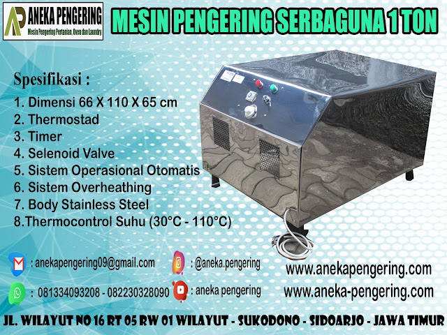 jual pengering kopra, jual pengering jahe, jual pengering kemir