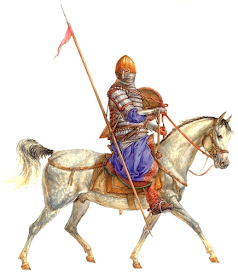 Russian combatant of the first half of the XIII century.