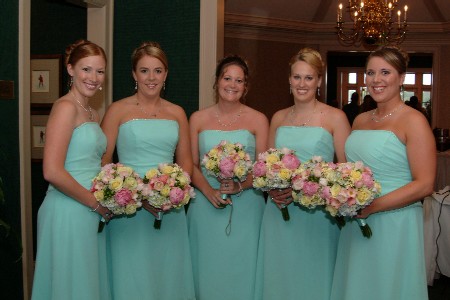 Black Bridesmaid Dress on Bridesmaids Gowns  Strapless Aqua Bridesmaid Dresses