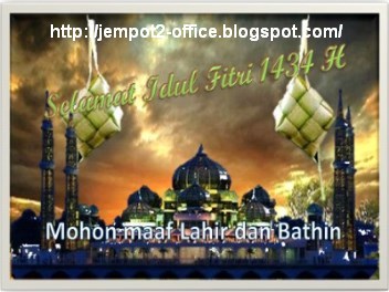 Sample Kartu Ucapan Idul Fitri 2013 di MS Word - Multi 