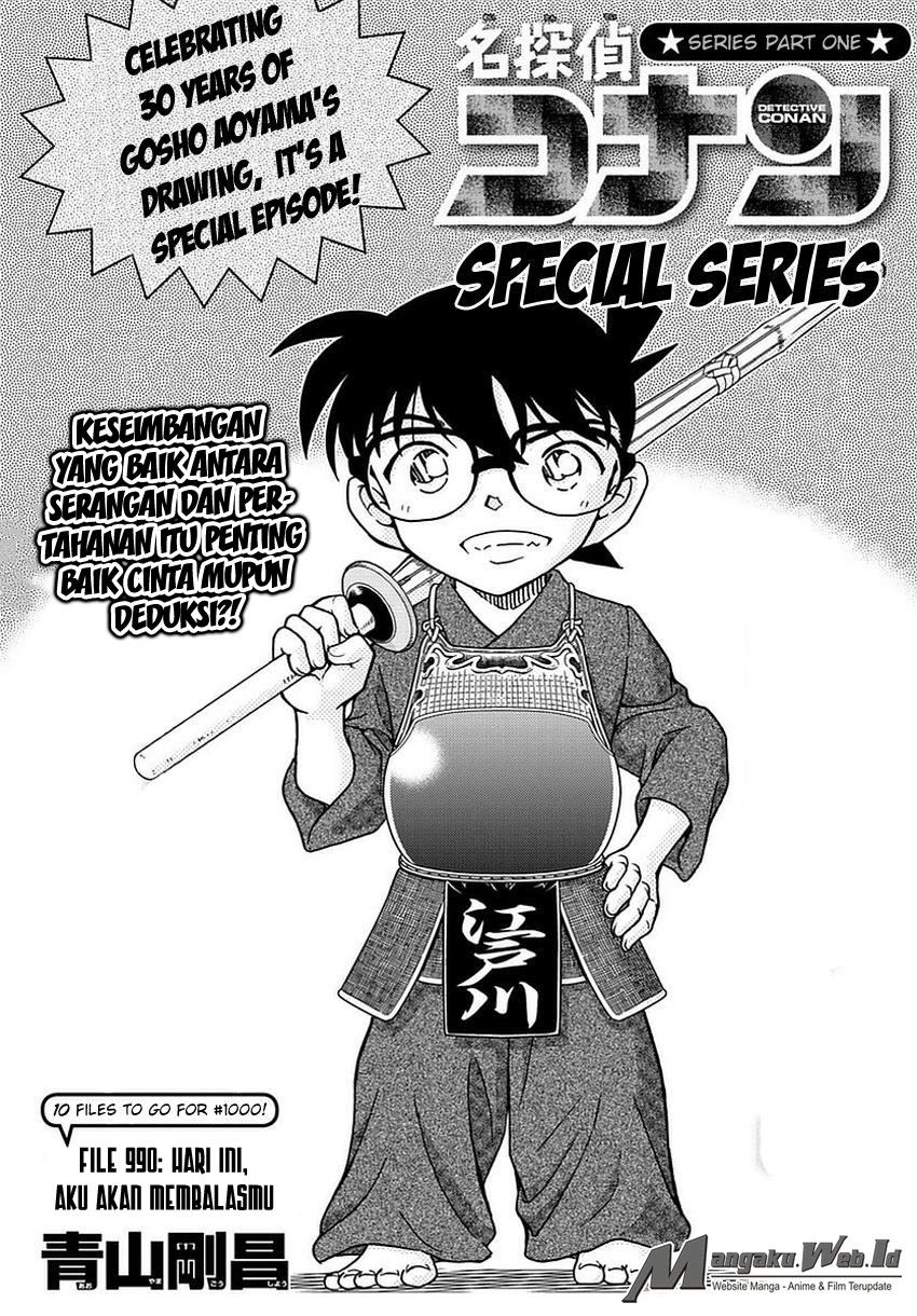 Detective Conan Chapter 990 Indonesia Subtitle_Spoiler Conan Chapter 991 Mangajo 992