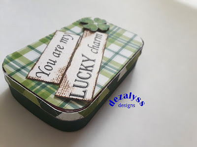 St Patrick's Day Altoid Tin