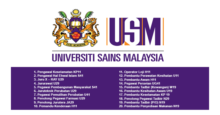 Jawatan Kosong di Hospital Universiti Sains Malaysia 