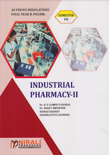 Industrail Pharmacy 2 By Nirali Prakashan Free PDF Download I 7th Sem I RGPV I B Pharm
