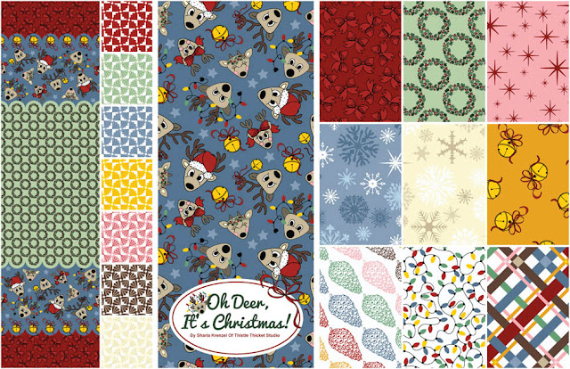 Oh Deer, It's Christmas! Collection Designed By Thistle Thicket Studio. www.thistlethicketstudio.com