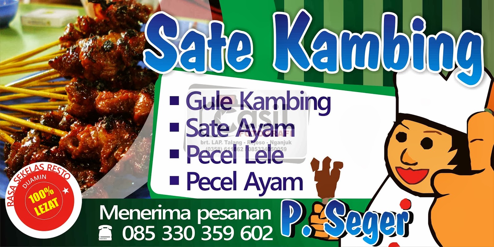 CONTOH DESAIN SPANDUK SATE KAMBING ~ CASIL FOTOGRAFI