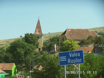 Schiefer Turm, Kirche, Reußen, Ruși