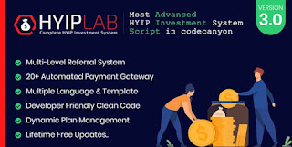 HYIPLAB v3.1 - Complete HYIP Investment System - Nulled