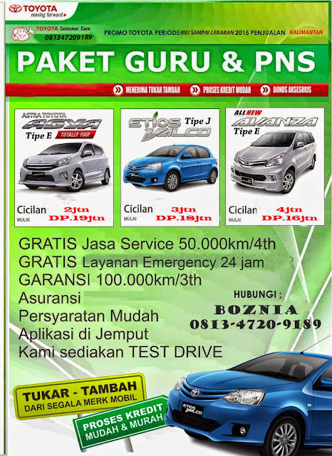 TOYOTA AUTO2000 BANJARMASIN: Paket Kredit Mobil Khusus 