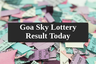 Goa Sky Lottery Result Today