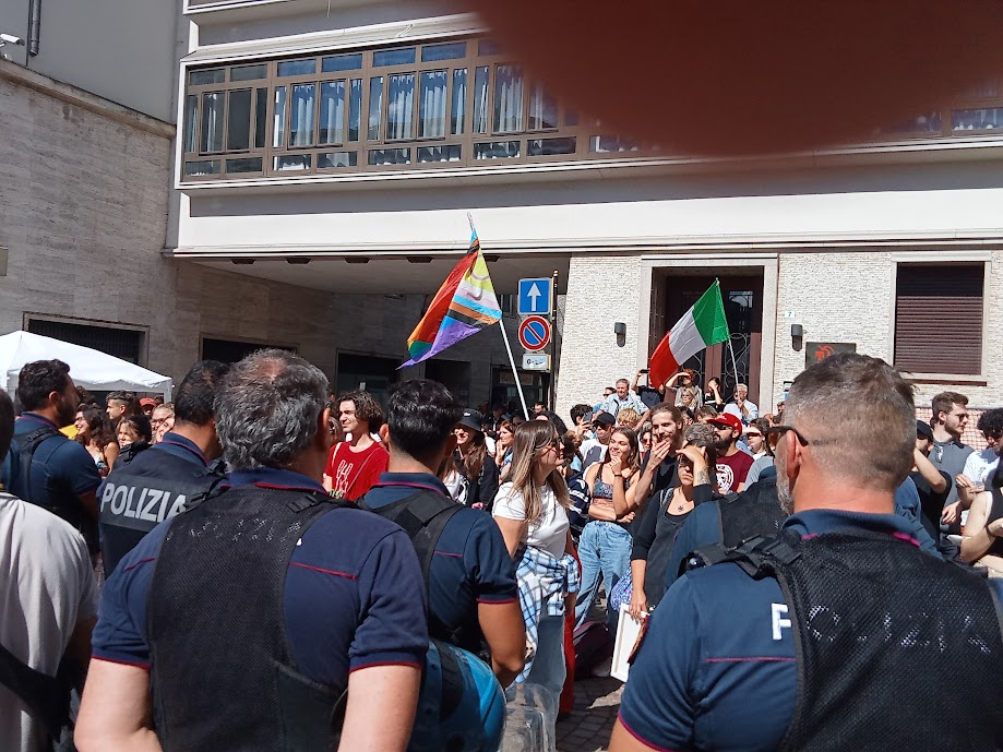 Comizio elettorale elezioni politiche 2022 Trento 10 settembre 2022