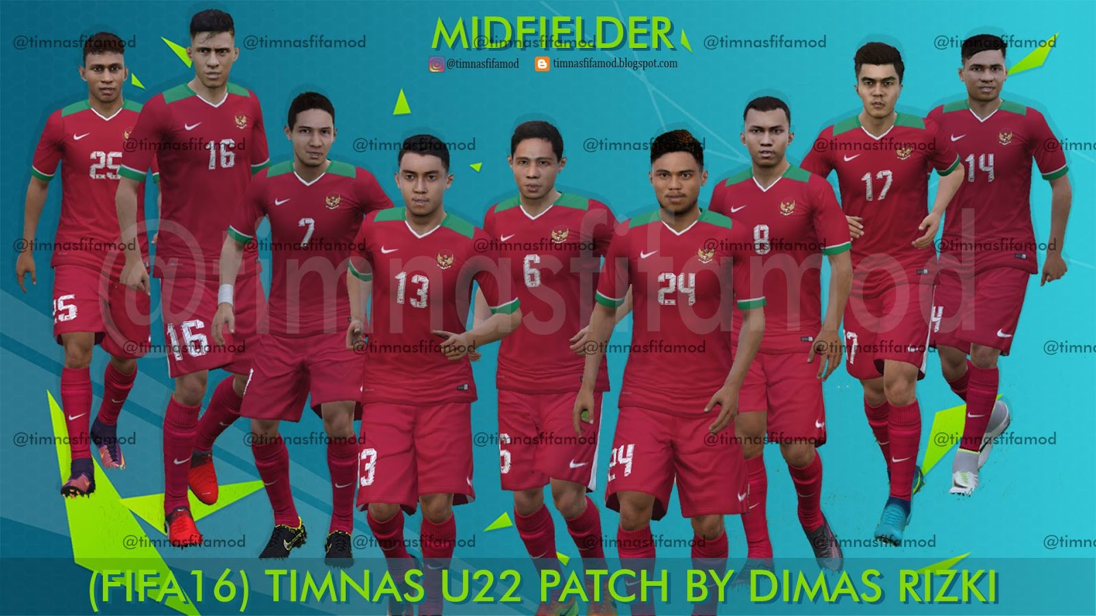 TIMNAS INDONESIA PROJECT 2 FIFA 16 TIMNAS INDONESIA U 22 BY